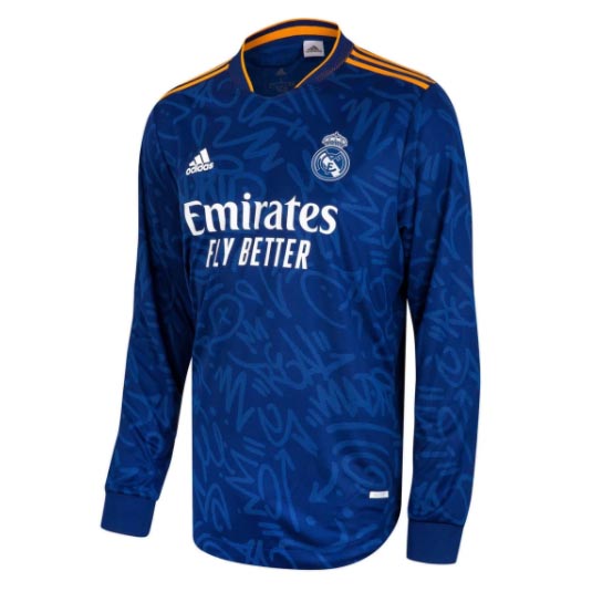 Tailandia Camiseta Real Madrid 2ª ML 2021-2022